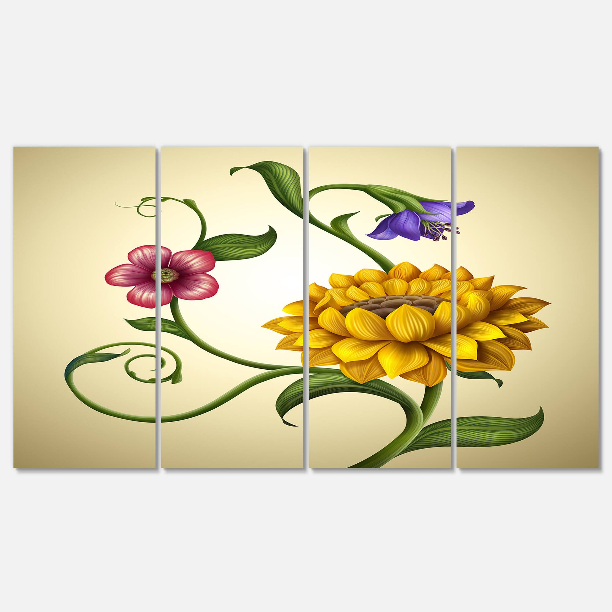 Designart - Flowers and Leaves